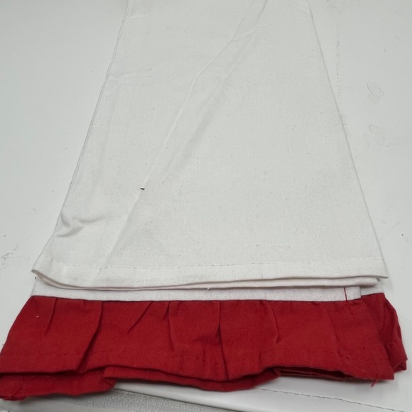 Holly Jolly Pug Dog Kitchen Towel Set Holiday Naughty Dog 2 Piece - Picture 6 of 7